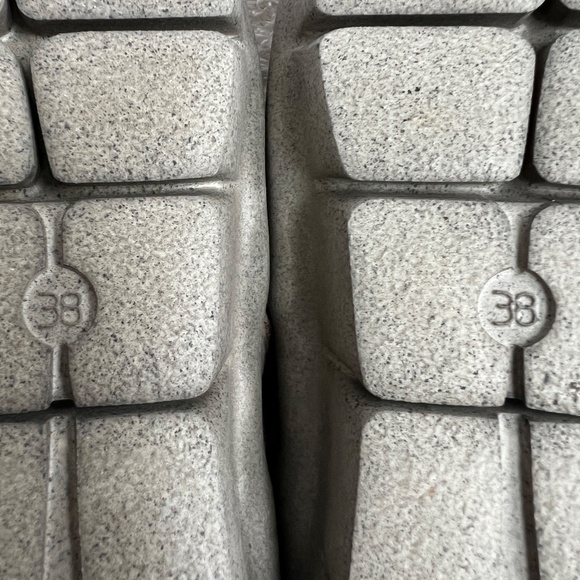 Wolky Sandals 2 Strap Comfort Hook & Loop Mottled Gold Size 38 US Size 7 - Picture 9 of 9